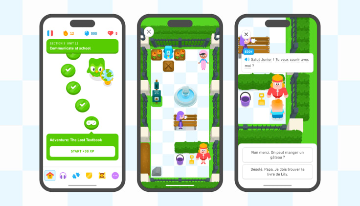duolingo gamilication feature screen