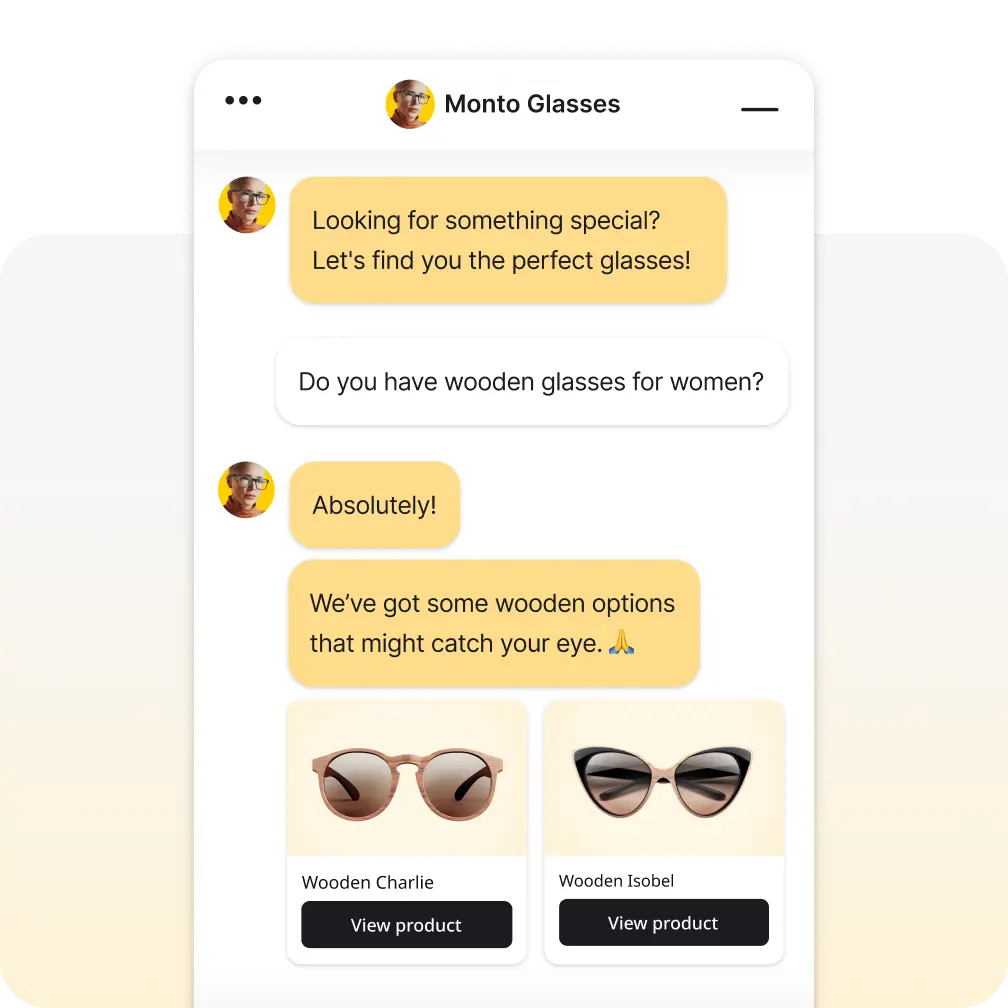 Real-time chat with a personal shopper to increase sales